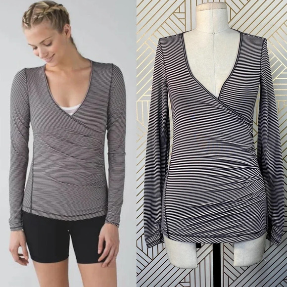 Lululemon Sunset Salutation Striped Long Sleeve - Picture 1 of 11